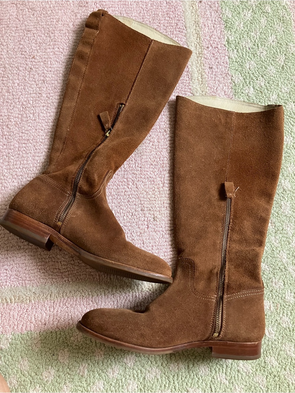 Boden Brown Suede Knee-High Boots